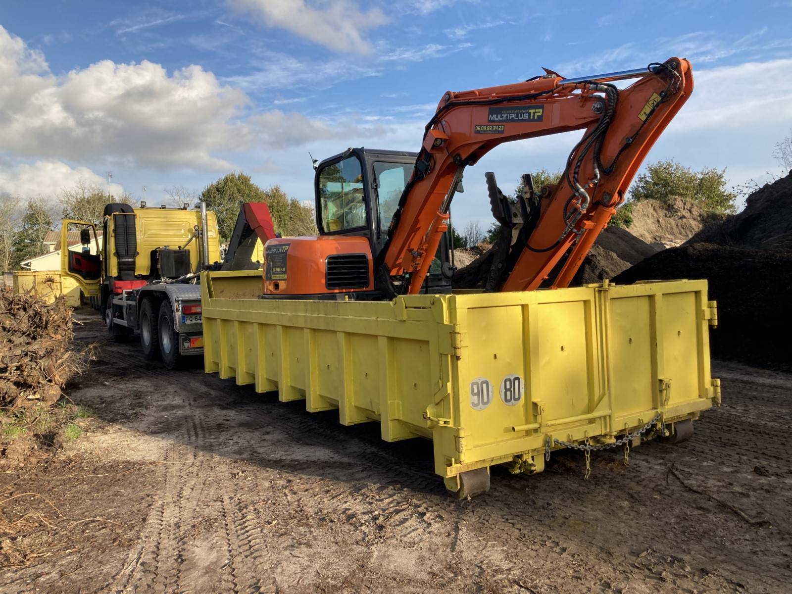 travaux de démolition et d'évacuation