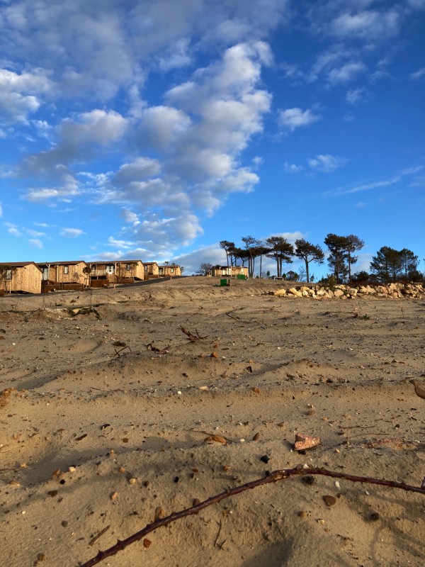 terrassement au camping du petit nice le pyla