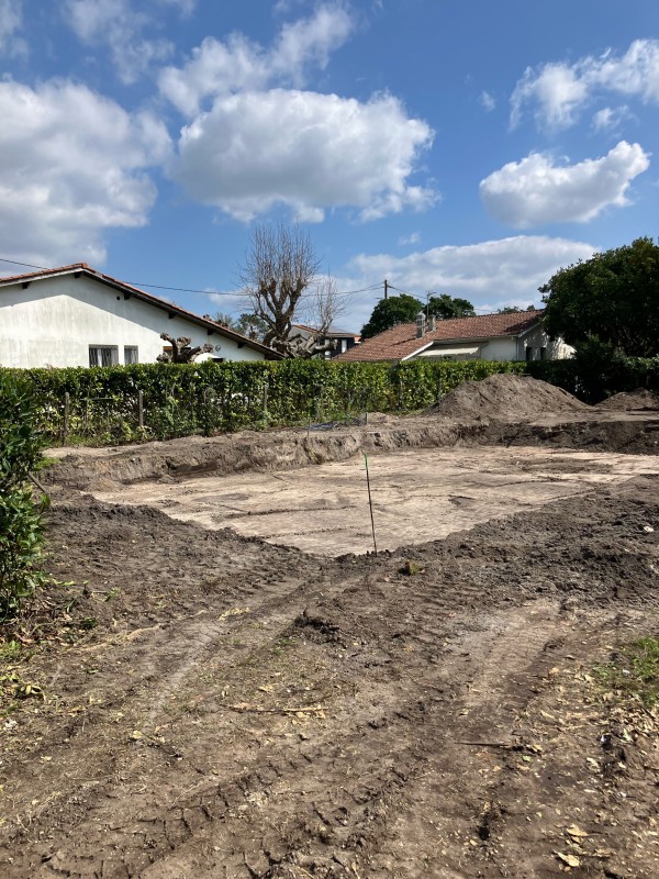 Démolition d'une maison à Andernos-les-Bains