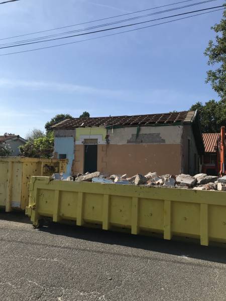 démolition d'une maison d'habitation à lege cap ferret