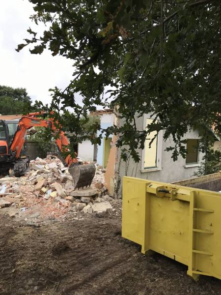 démolition d'une maison d'habitation à lege cap ferret