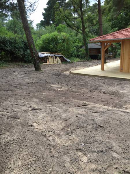 Terrassement terrain Cap Ferret