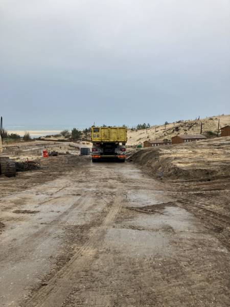 terrassement camping du petit nice le pyla