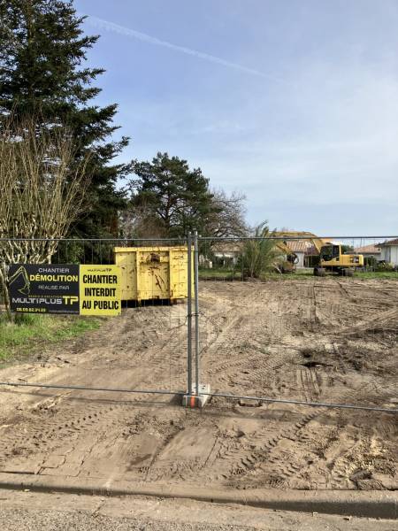 démolition d'une maison R+1 la teste de buch