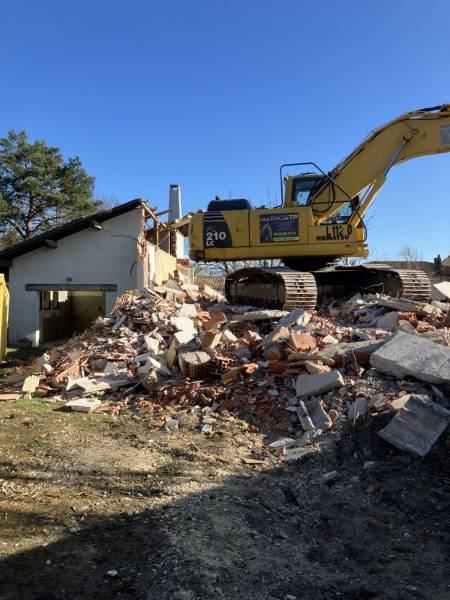 démolition d'une maison R+1 la teste de buch