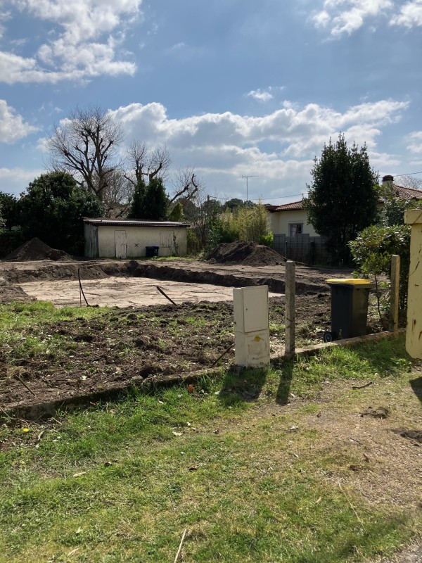 Démolition d'une maison à Andernos-les-Bains