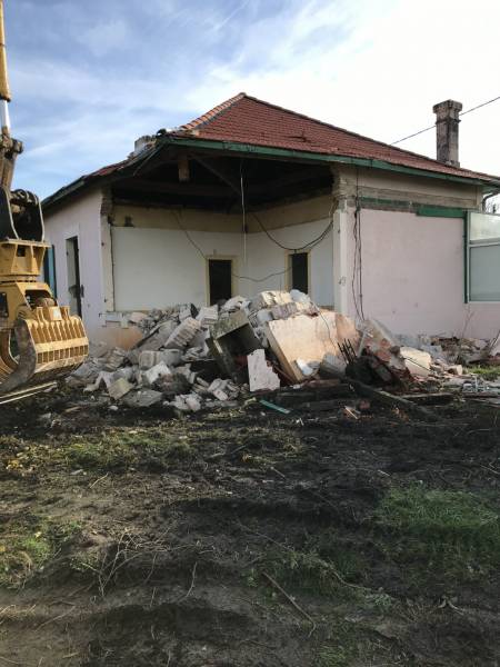 démolition d'une maison à Andernos