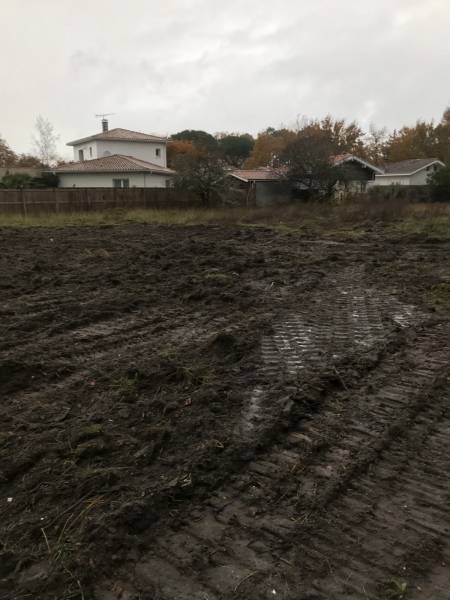 Démolition d'une maison d'habitation  Lège  Cap Ferret